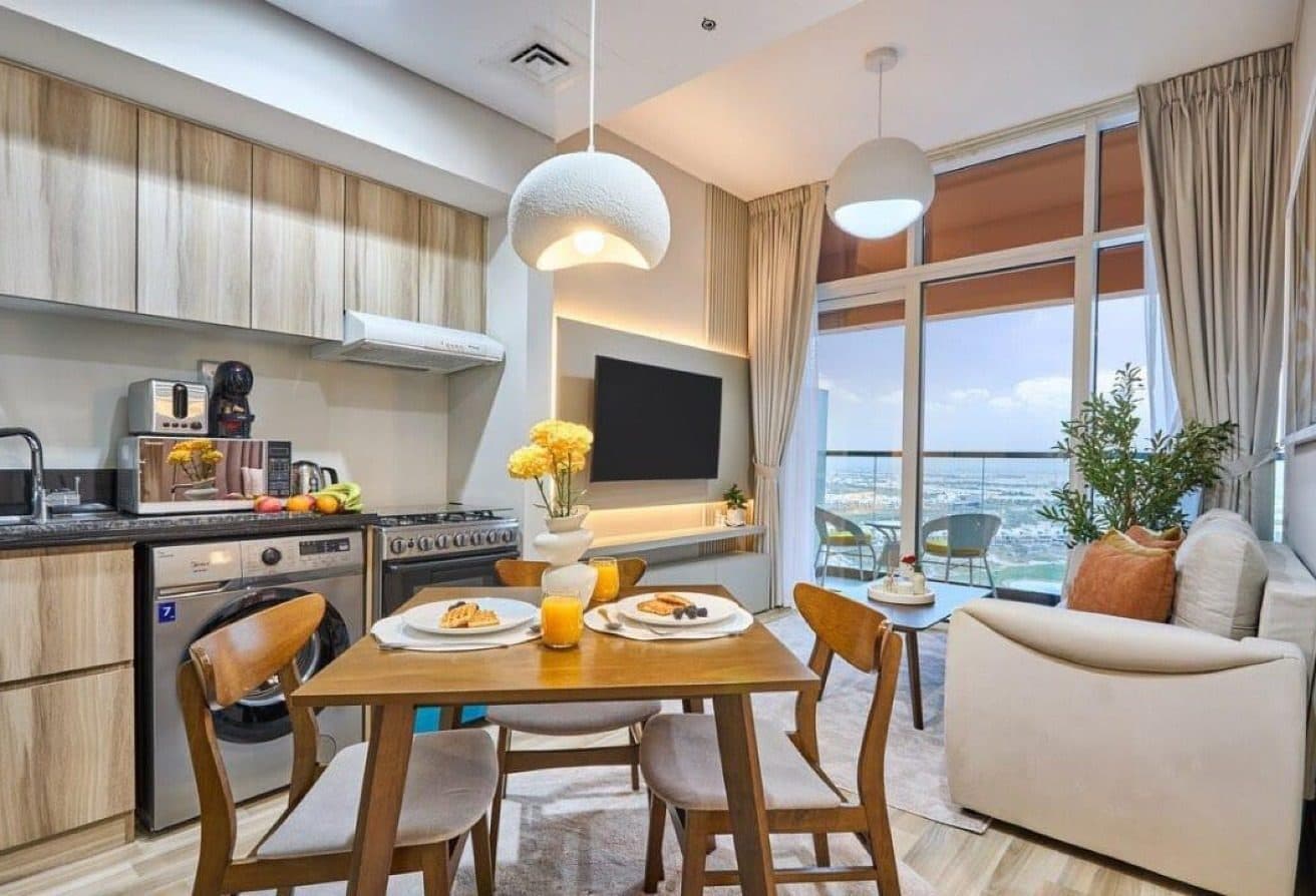 Spacious 1BR | Amazing Community View | Furnished, Damac Hills, دبي